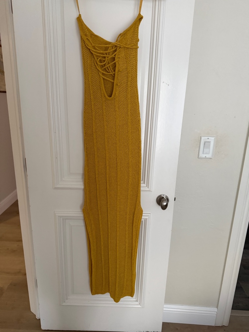 JLUXLABEL Mustard Maxi Knit Dress